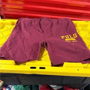 Ralph Lauren Red Athletic Shorts Lightweight Casual Fit